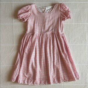Navy Fields Pink and White Striped Casual Dress
